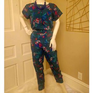 Vibrant Floral Jumpsuit - Make a Statement!